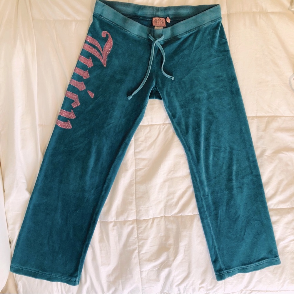 Juicy Couture Velour Track Pants Small
